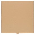 12" plain brown pizza box