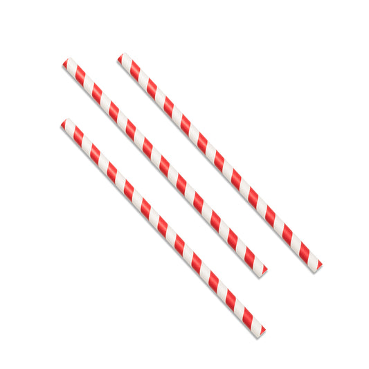 Straight Smoothie Paper Straws