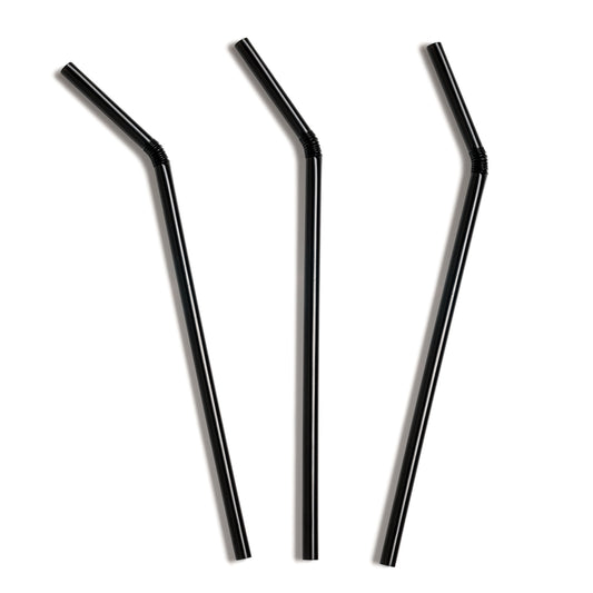Flexible Black Biodegradable Straws