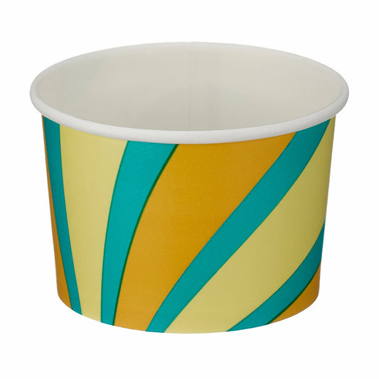 4oz Patterned Ice Cream Tub
