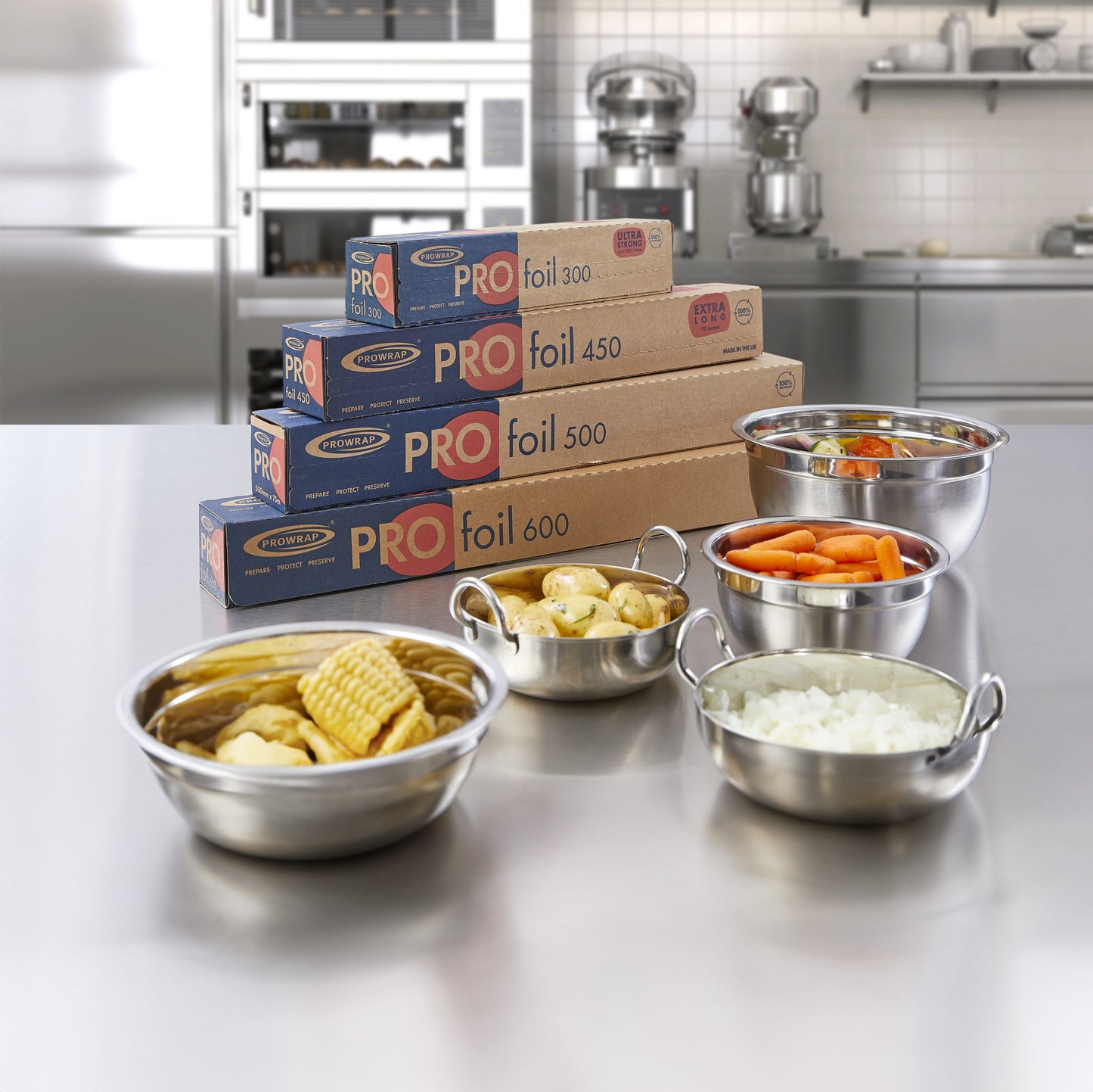 Prowrap Premium Catering Foil Cutterbox 450mm x 75m