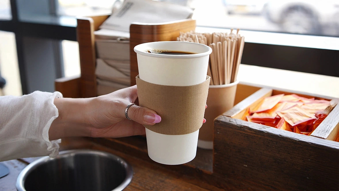 8oz Kraft Hot Cup Clutch