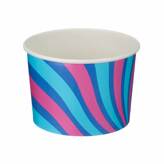 8oz Patterned Ice Cream Tub