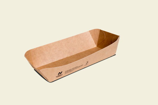 Notpla Curved Tray - 10x6”