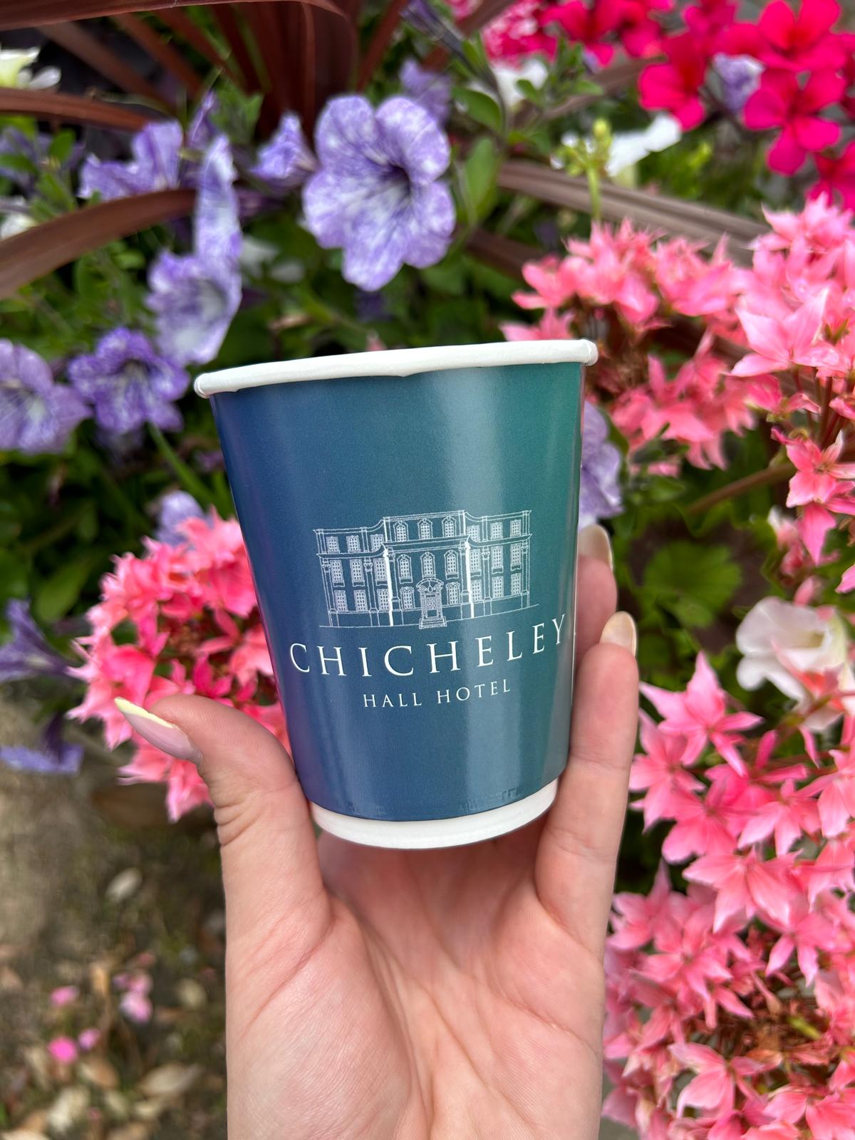 12oz Fully Branded Double Wall Hot Cup - Home Compostable