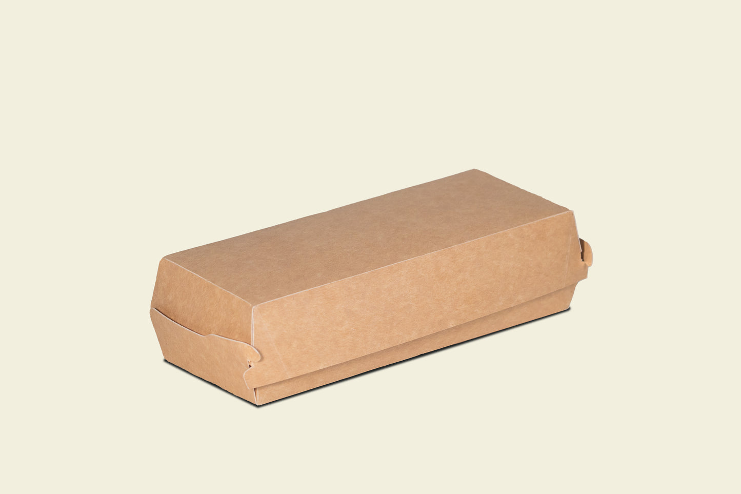 Notpla Hot Dog Clamshell - 8x3”