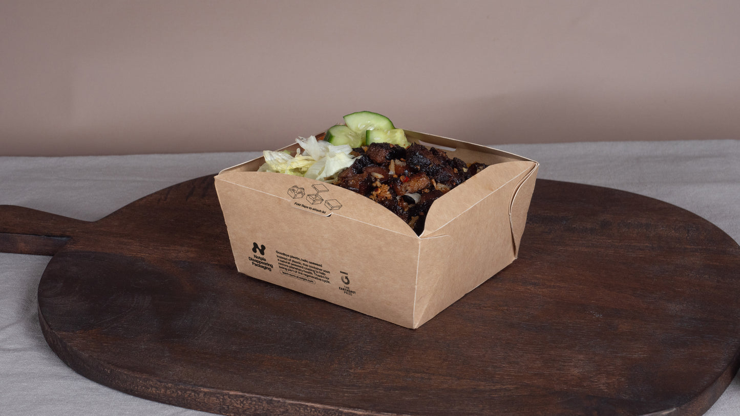 Notpla Clip & Close Food Box - 800ml