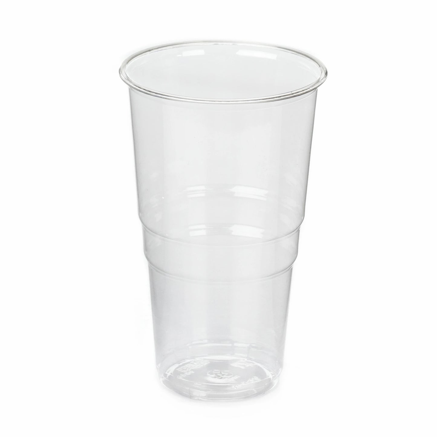 Pint to line clear RPET cup
