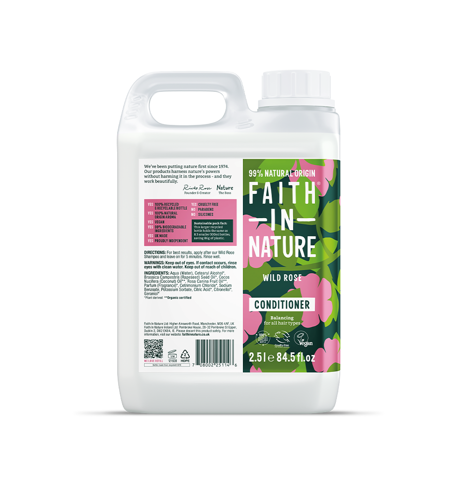 Faith in Nature Conditioner 2.5L Refills
