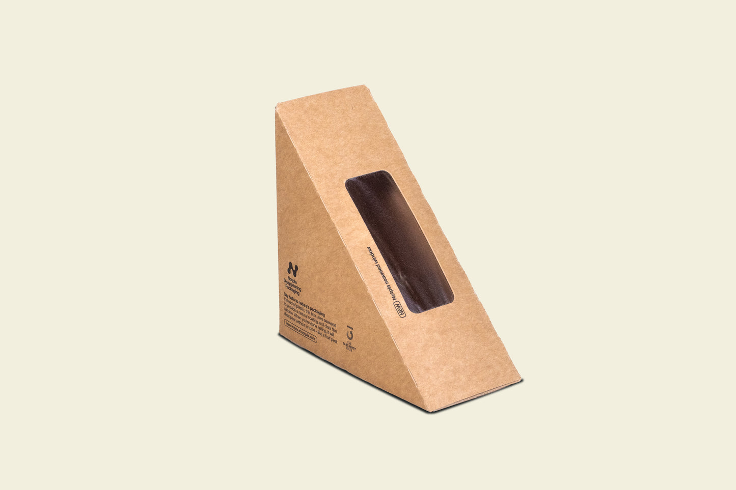 Notpla SeaView Sandwich Wedge - 60mm