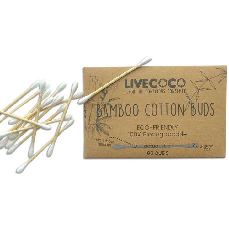 LiveCoco Bamboo Cotton Buds