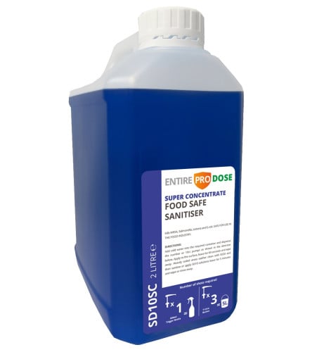 EntirePro Dose Super Concentrate Food Safe Sanitiser 2x 2L