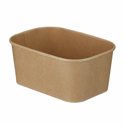 1000ml Kraft Rectangular Bowl