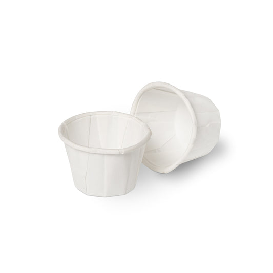 Round Portion Pot Soufflé Paper (28ml / 1oz) – 5,000 Pots