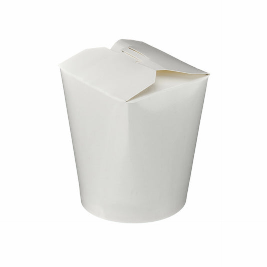 16oz White Food Pail