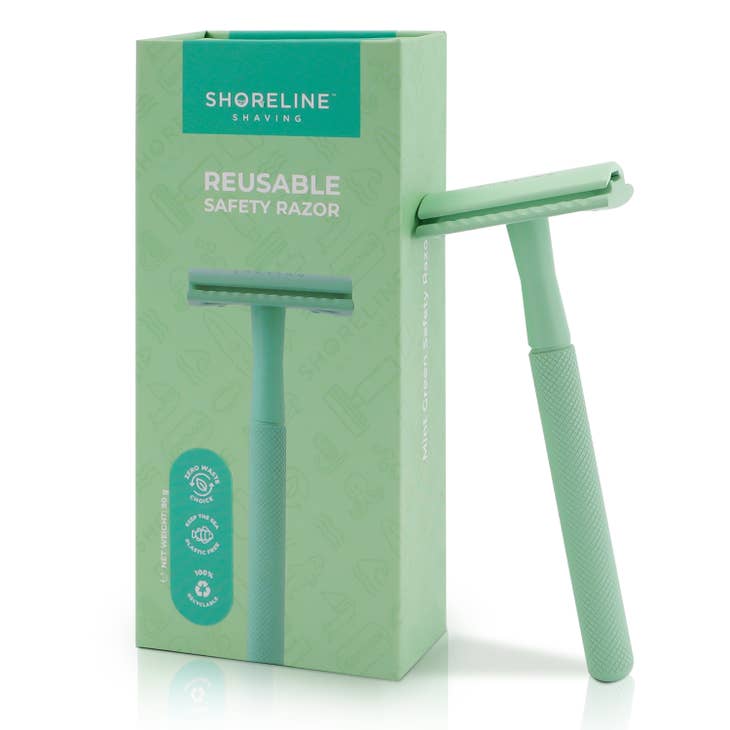 Shoreline Shaving Reusable Safety Razors (men & women)