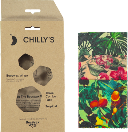 Chilly's Beeswax Wraps: Tropical Combo Pack