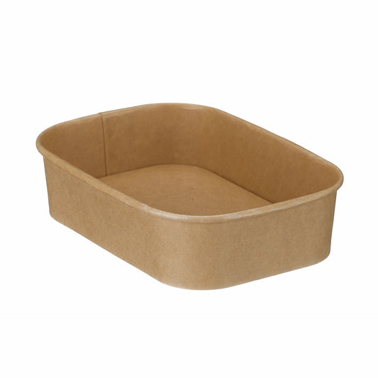 500ml Kraft Rectangular Bowl