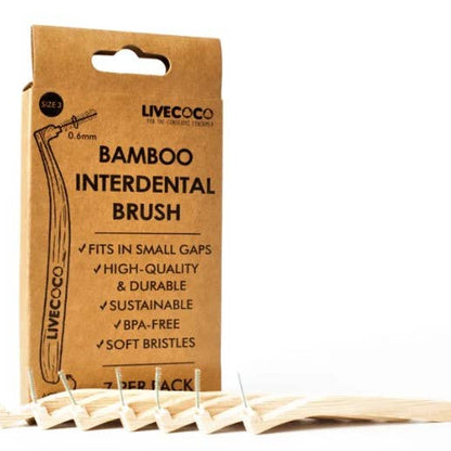 LiveCoco Bamboo Interdental Brushes