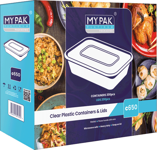 MyPak Platinum Containers & Lids C650
