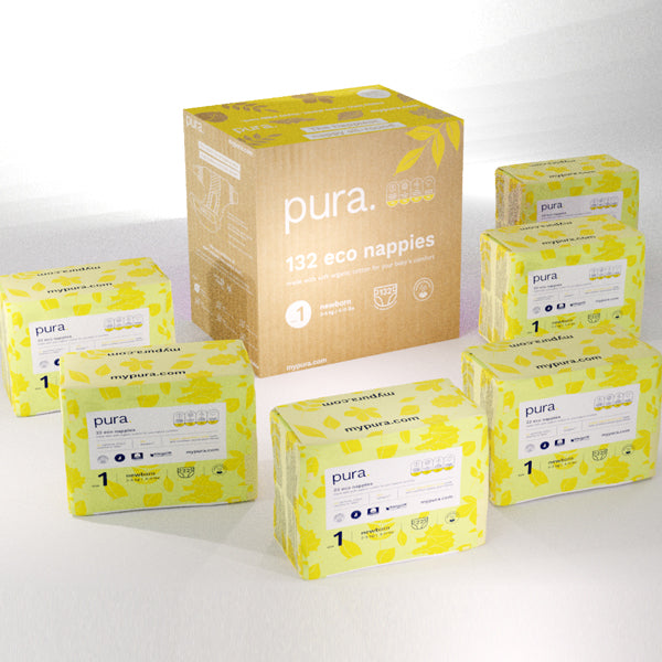 Pura Baby Nappies - Multipacks