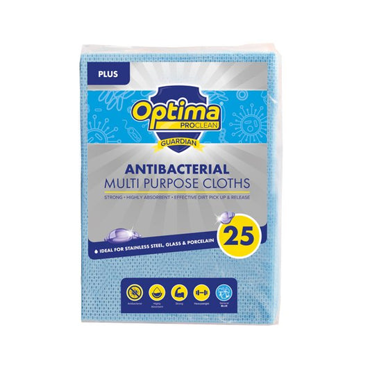 Blue Antibacterial Multi Purpose Cloths
