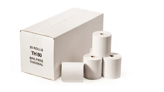 Thermal Till Rolls 80mm × 80mm – Box of 20