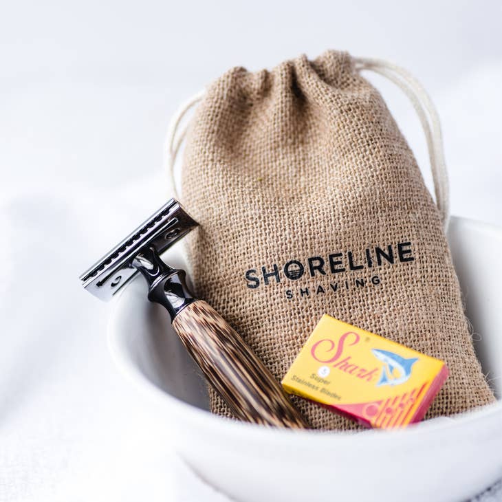 Shoreline Shaving Bamboo Safety Razors (men & women)