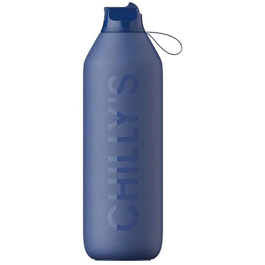 Chilly's Series 2 Whale Blue Flip Bottle (1L)