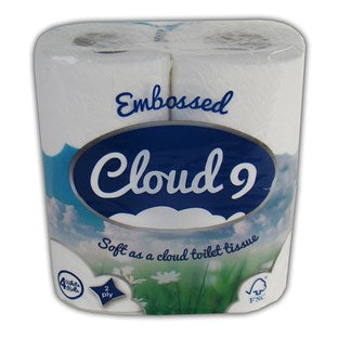 Cloud 9 Toilet Roll 2ply 23m – 40 Rolls