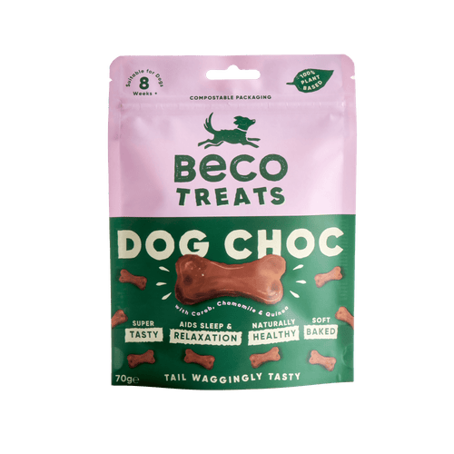 Beco Dog Treats -  Dog Choc with Carob, Chamomile & Quinoa