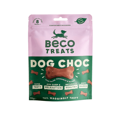 Beco Dog Treats -  Dog Choc with Carob, Chamomile & Quinoa