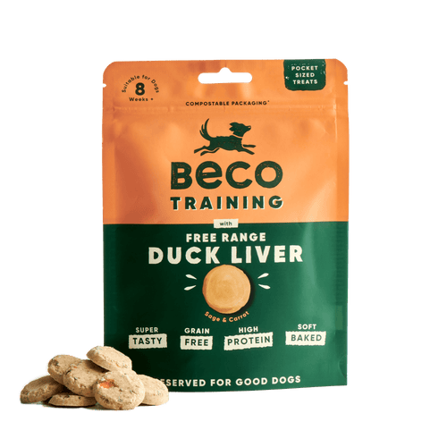 Beco Dog Treats -  Free Range Duck Liver with Sage & Carrot