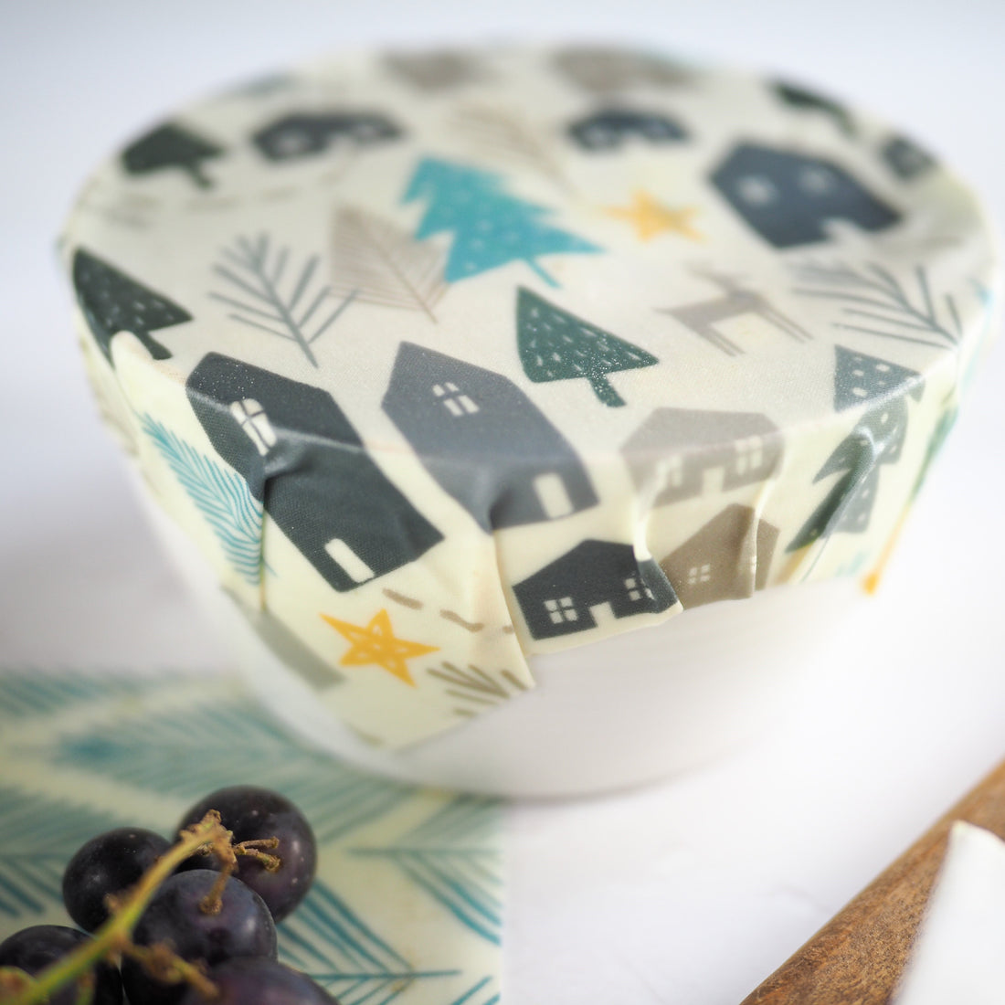 BeeBee & Leaf Beeswax Food Wraps (Winter - Teeny Pack of 5)