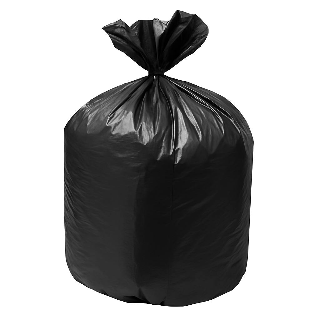 Black Extra Heavy Duty Bin Bags 90L