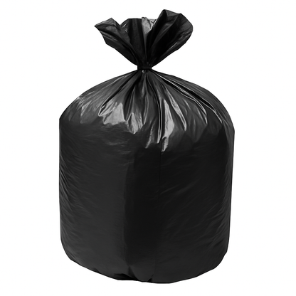 Black Medium Duty Bin Bags On A Roll 90L