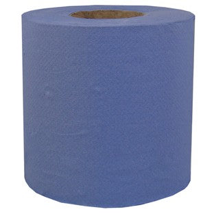 Blue Roll – 300 Sheet Laminated 2ply Embossed – 6 Rolls