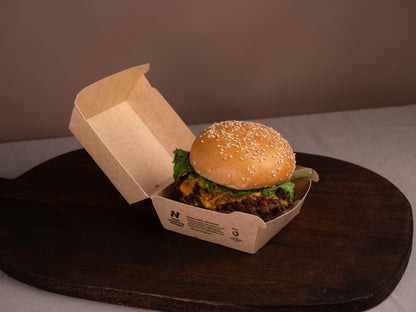 Notpla Burger Clamshell - 5”