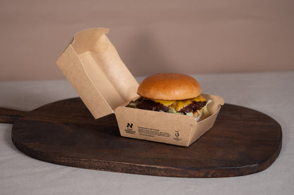 Notpla Burger Clamshell - 6”
