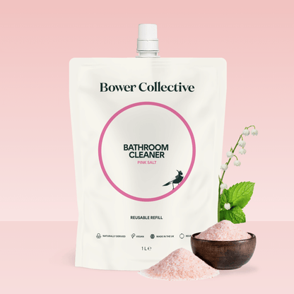 Bower Bathroom Cleaner Pink Salt Refill 1L