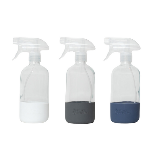 Bower Collective Reusable Glass Trigger Spray Dispensers (500ml)