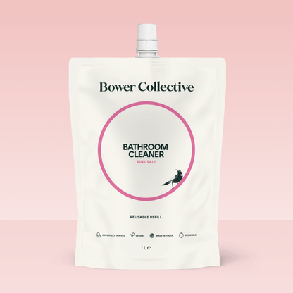 Bower Bathroom Cleaner Pink Salt Refill 1L