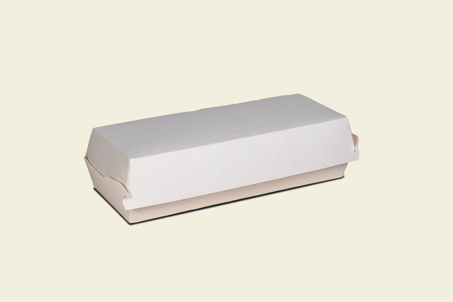 Notpla Hot Dog Clamshell - 8x3”