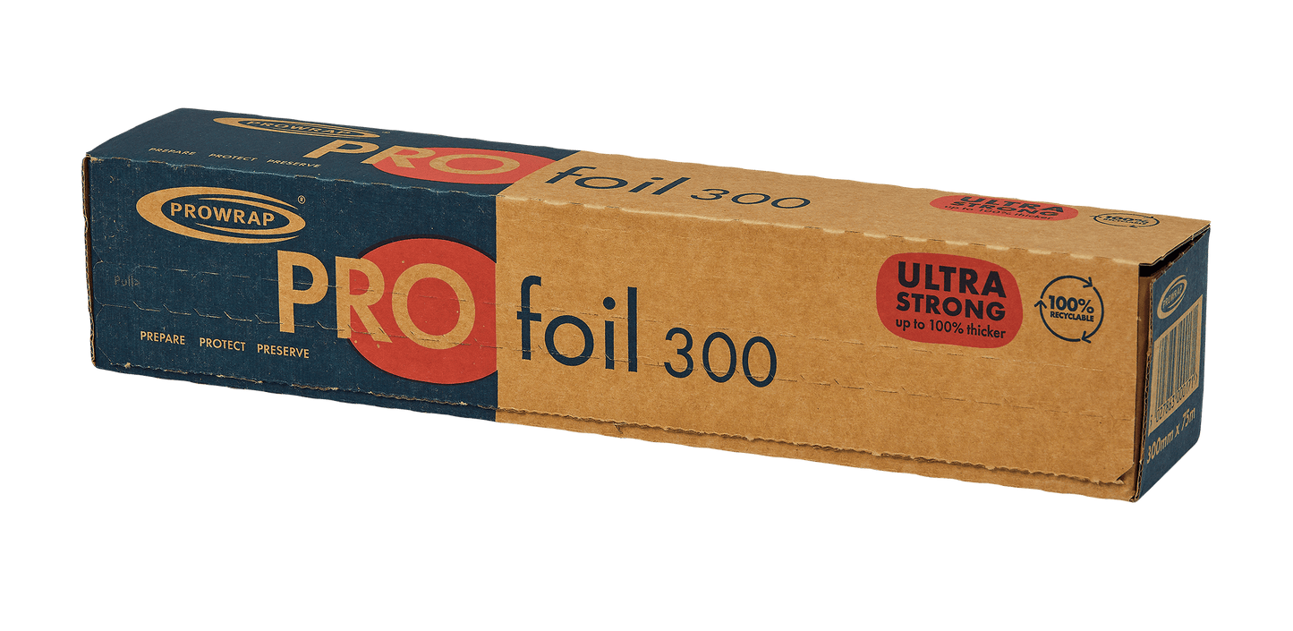 Prowrap Premium Catering Foil Cutterbox 300mm x 75m