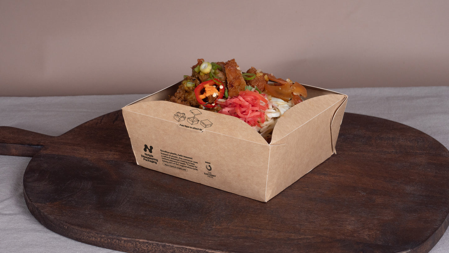 Notpla Clip & Close Food Box - 1000ml