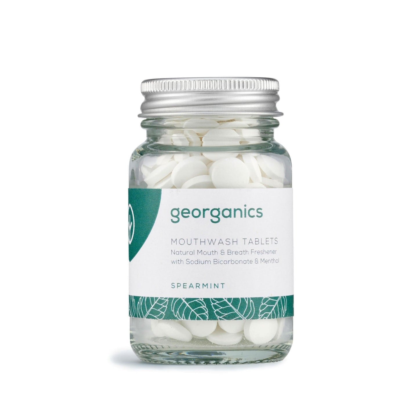 Georganics Spearmint Mouthwash Tablets