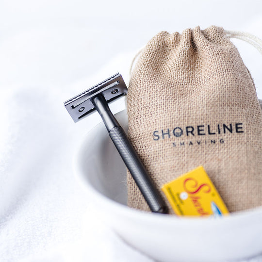 Shoreline Shaving Safety Razor Travel Sets (men & women)