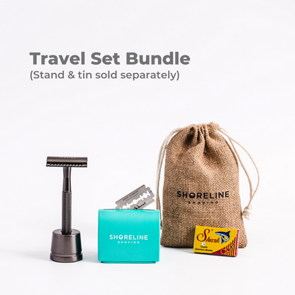 Shoreline Shaving Safety Razor Travel Sets (men & women)