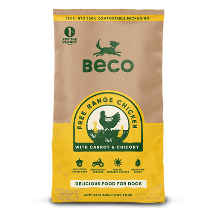 Beco Dry Dog Food - Free Range Chicken with Carrot & Chicory (2kg)