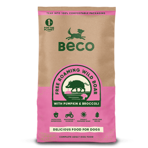 Beco Dry Dog Food - Wild Boar with Pumpkin & Broccoli (2kg)